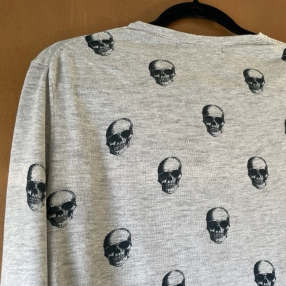 Skull Cashmere Aya V Neck Knit Sweater - Picture 9 of 11